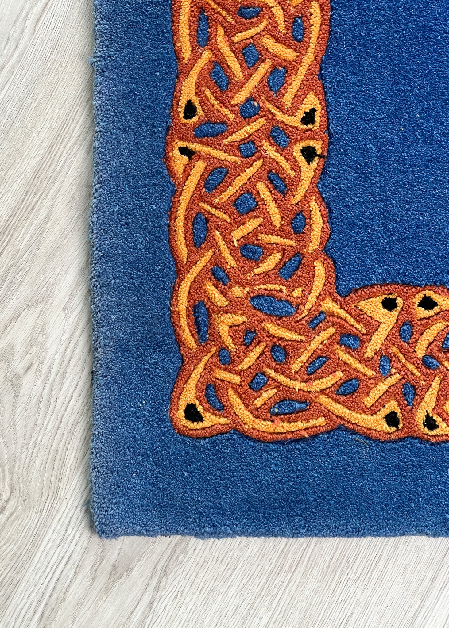 Handmade Wool Area Rugs inspired by Ancient Ireland | Celtic Rug