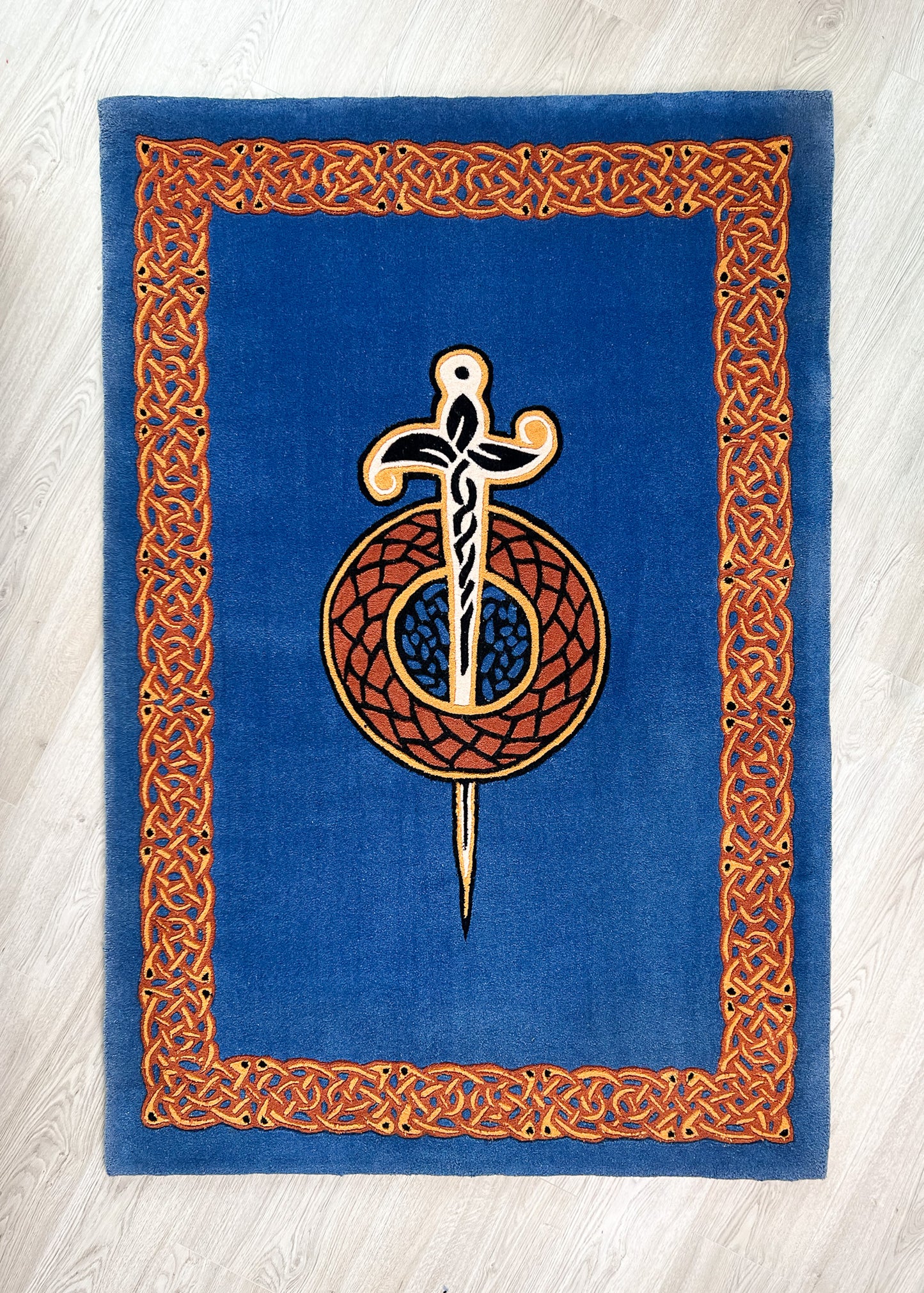 Sword Area Rug and Wall Hanging