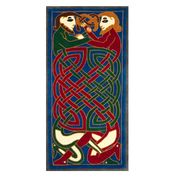 Handmade Wool Area Rugs inspired by Ancient Ireland | Celtic Rug